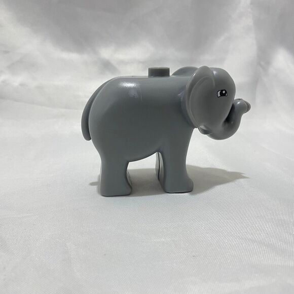 Lego Duplo My First Elephant Toy Figure Grey Plastic 3.5 Inch X 2.5 Inch - Picture 6 of 7